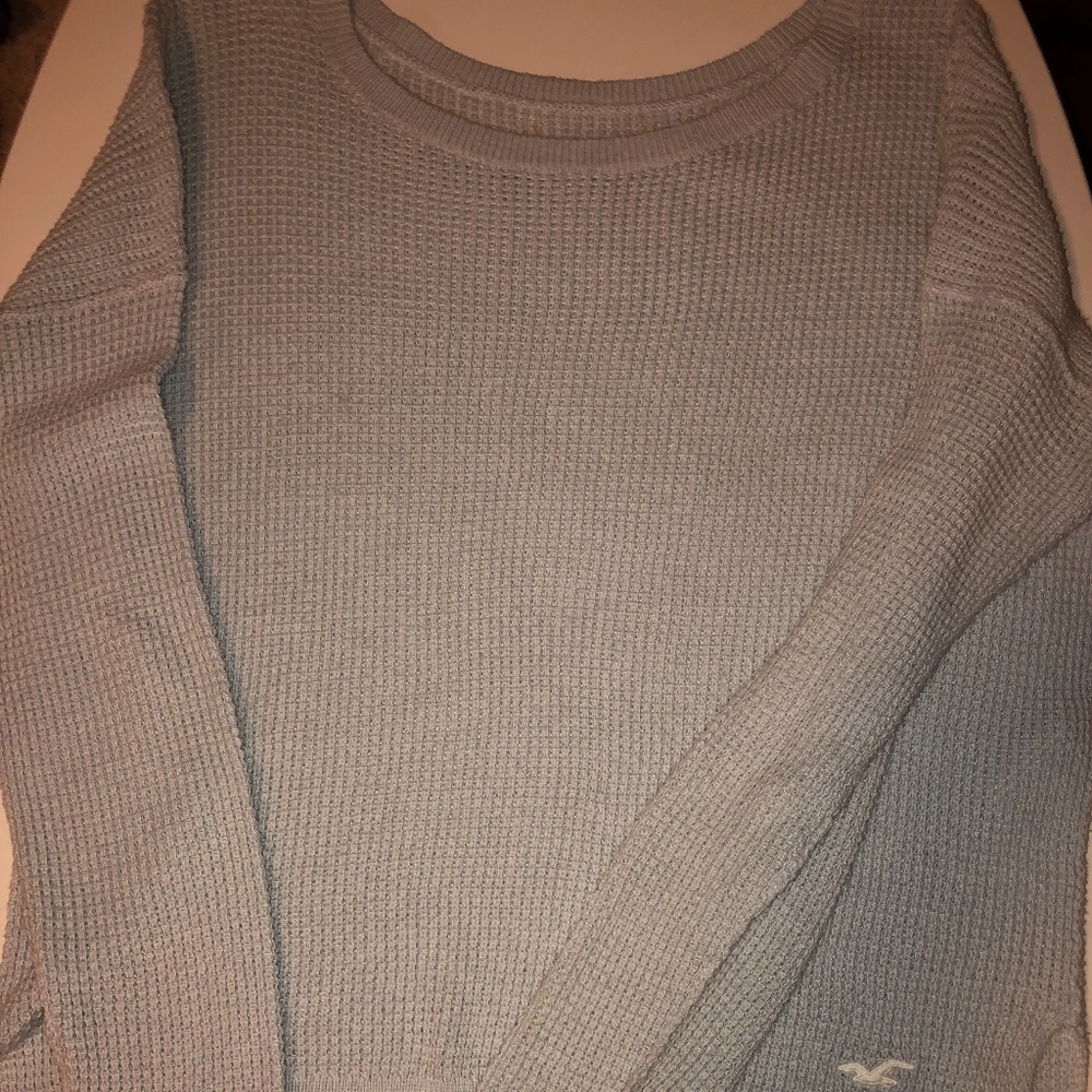 Hollister, Light Blue Knitted sweater